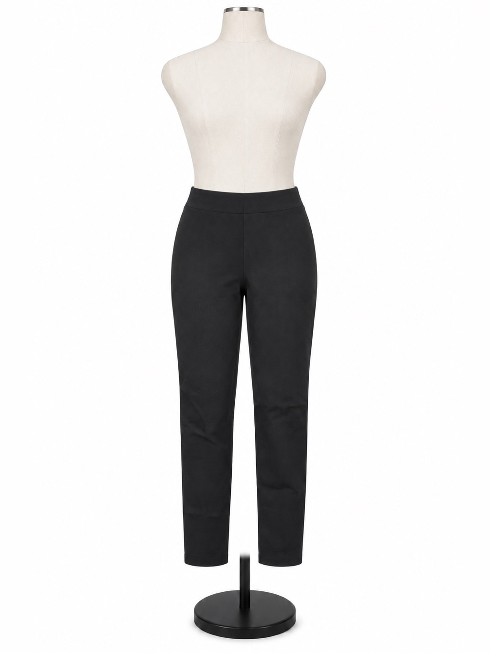 J.Crew Pixie Pants Black Size 4 New With Tags Elastic Waist Back Zipper